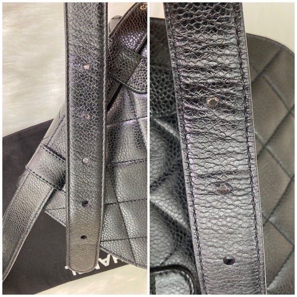 Auth CC Belt Bag Caviar size 80/32 - Picture 15 of 16